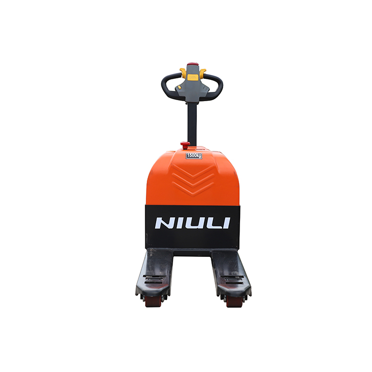 NIULI Batterie Moteur Transpalette Électrique Forklits Jack 1.5ton 1500kg Plein Électrique Piéton Alimenté Transpalette