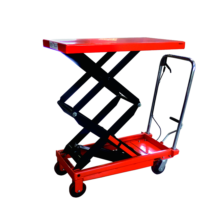 Table élévatrice portative de ciseaux de chariot hydraulique manuel de NIULI