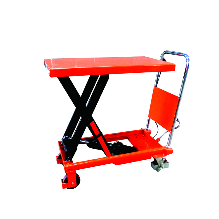 NIULI Factory Direct Outlet Small Cart Trolley Table Double Ascenseur à ciseaux pour entrepôt