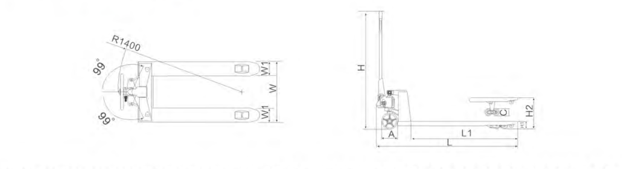 chariot &eacute;l&eacute;vateur et pileur