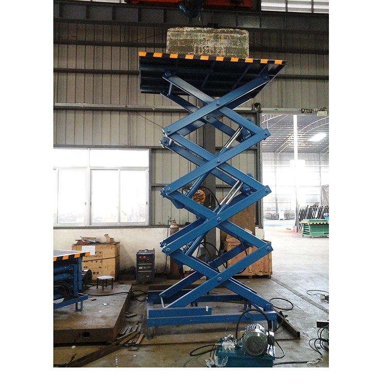 Cargo d'ascenseur de plate-forme industrielle stationnaire d'ascenseur d'homme, poussoir hydraulique de papeterie
