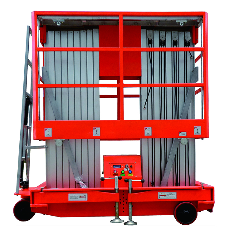 équipement d'ascenseur aérien de plate-forme d'alliage d'aluminium de table élévatrice des marchandises 200kg